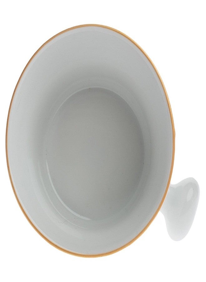 فيندريهان كوب حلاقة من الخزف الصيني من فيندريهان، حافة مطلية يدوياً (ذهبية) - Image 3